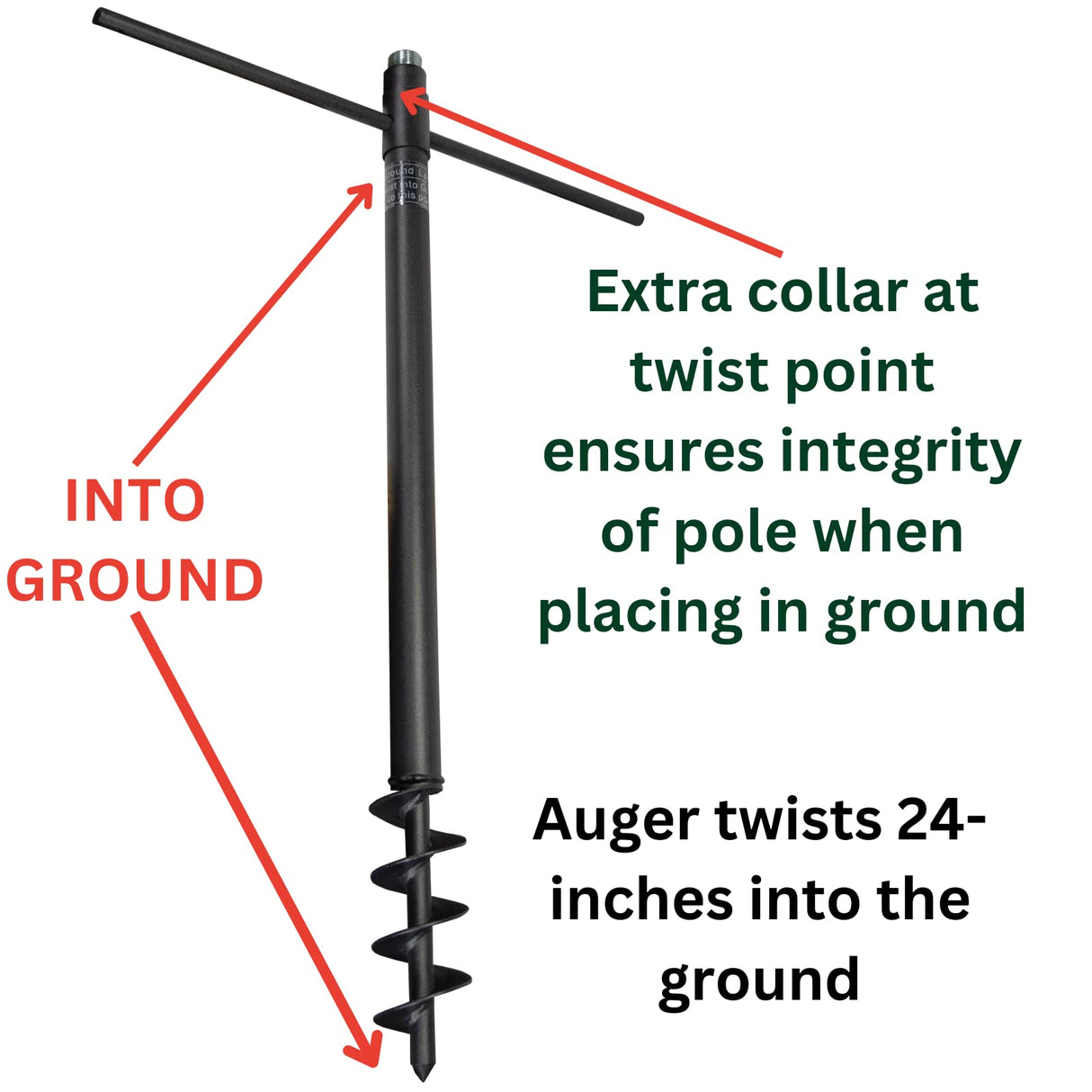 Universal Pole Kit - Great for Bird Houses and Bird Feeders