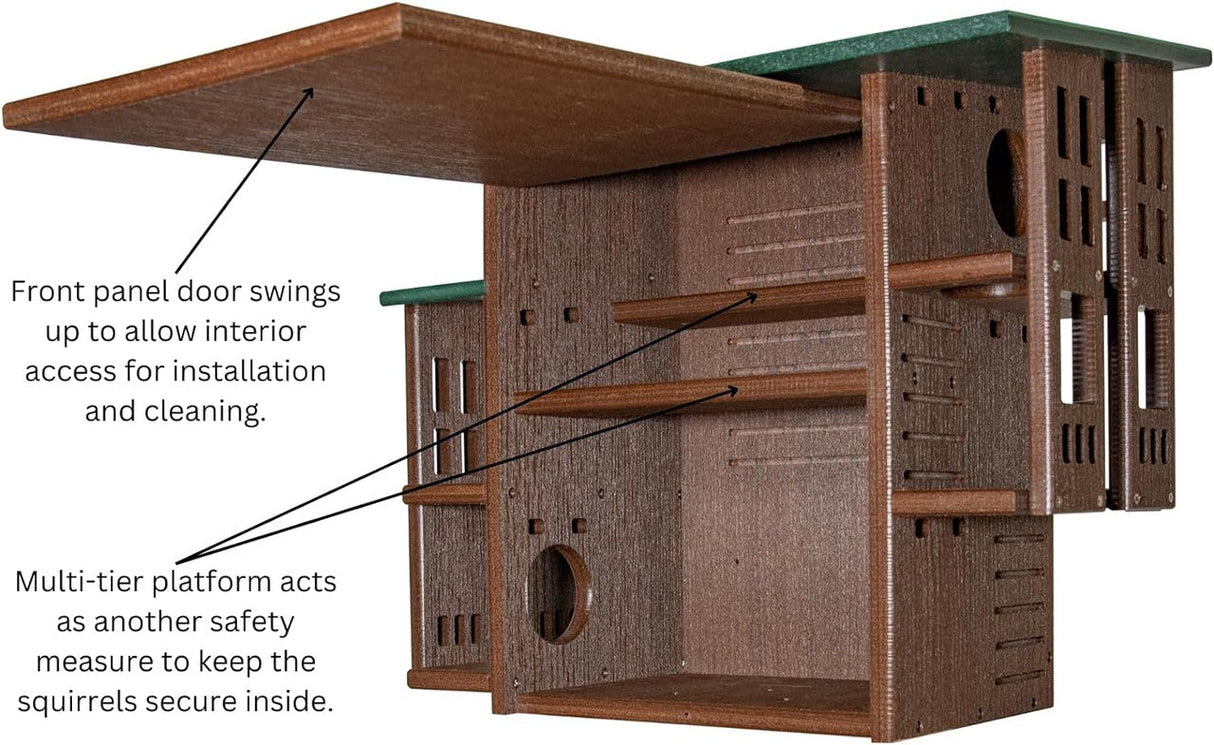 JCS Wildlife Nutty Mansion Squirrel House