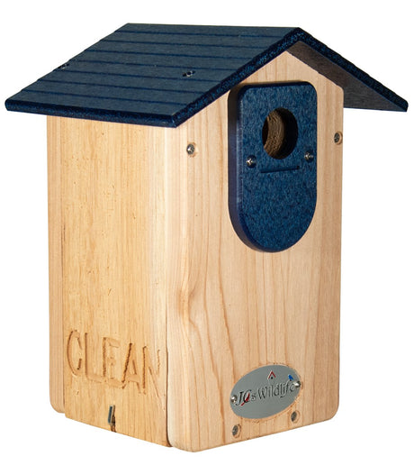 Cedar Ultimate Bluebird House (Blue) - JCS Wildlife