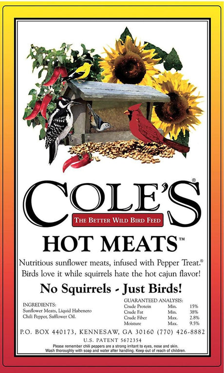 Cole's Hot Meats Bird Seed 40 lb Bag HM40 - JCS Wildlife