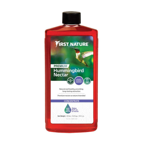 First Nature 3050 Red Hummingbird Nectar Concentrate 16 oz. (1, 2, 3, 4, or 6 Packs) - JCS Wildlife