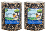 JCS Wildlife All Season Blend Premium Bird Seed Large Cylinder, 4.5 lb - JCS Wildlife