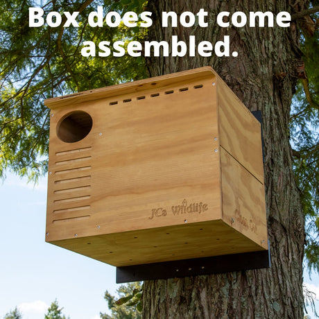 JCS Wildlife Barn Owl Nesting Box: Do It Yourself Assembly Kit - JCS Wildlife