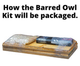 JCS Wildlife Barred Owl Box Do It Yourself Assembly Kit - JCS Wildlife