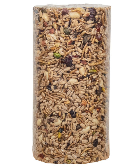 JCS Wildlife Bugs, Nuts and Berries Premium Bird Seed Small Cylinder, 1.5 lb - JCS Wildlife