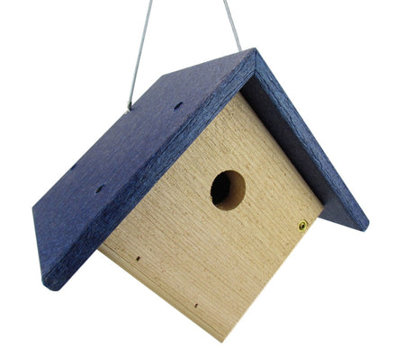 JCS Wildlife Cedar & Poly Wren, Chickadee, & Warbler Birdhouse - JCS Wildlife