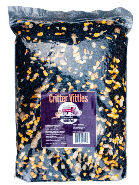 JCS Wildlife Critter Vittles 5lb Loose Seed Bag - JCS Wildlife