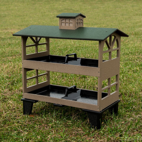 JCS Wildlife Double Colossal Ground Fly Thru Bird Feeder - Our Largest Bird Feeder Yet! - JCS Wildlife