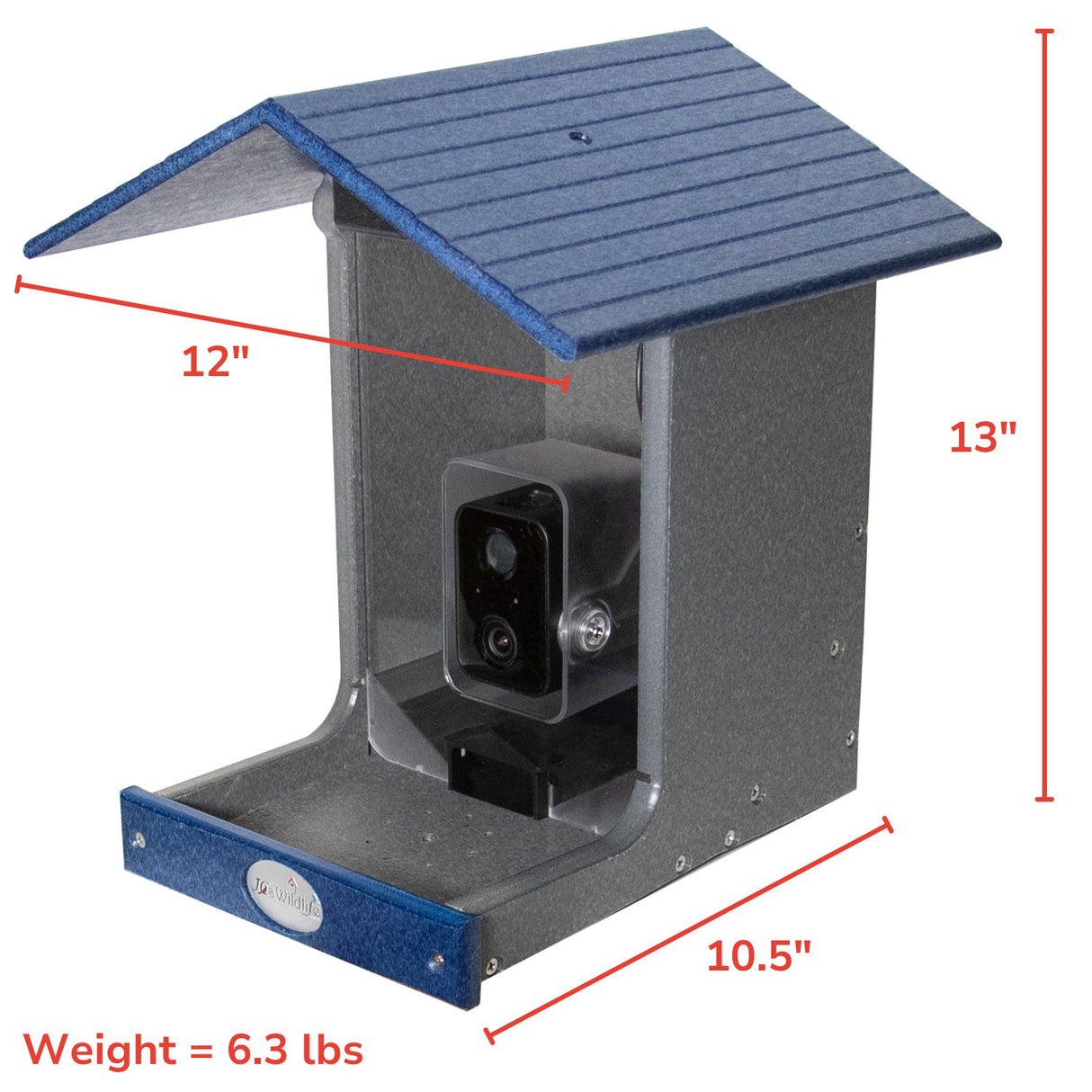 JCS Wildlife E-Z Fill Smart Bird Feeder with WiFi Camera, Solar Panel & AI Bird Recognition - JCS Wildlife