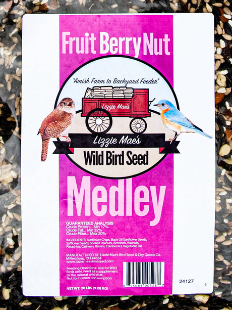 JCS Wildlife Fruit, Berry, Nut 20lb Loose Seed Bag - JCS Wildlife