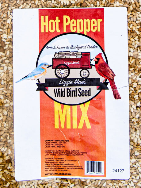 JCS Wildlife Hot Pepper 20lb Loose Seed Bag - JCS Wildlife