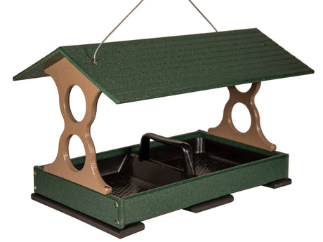 JCS Wildlife Large Fly Thru Bird Feeder- Mounting Pole Bundles Available - JCS Wildlife