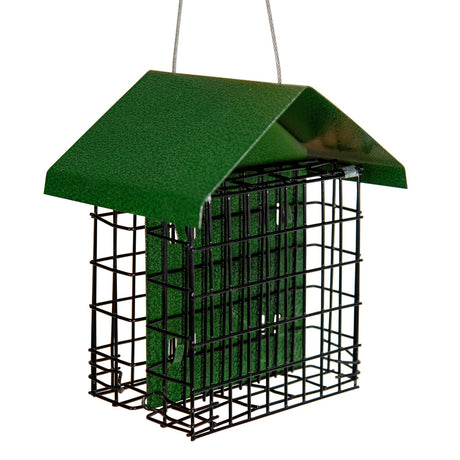 JCS Wildlife Metal House Double Suet Cage - JCS Wildlife