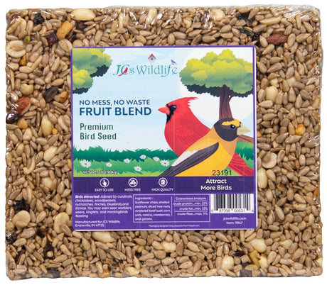 JCS Wildlife No Mess, No Waste Fruit Blend Premium 6" Seed Cake - JCS Wildlife