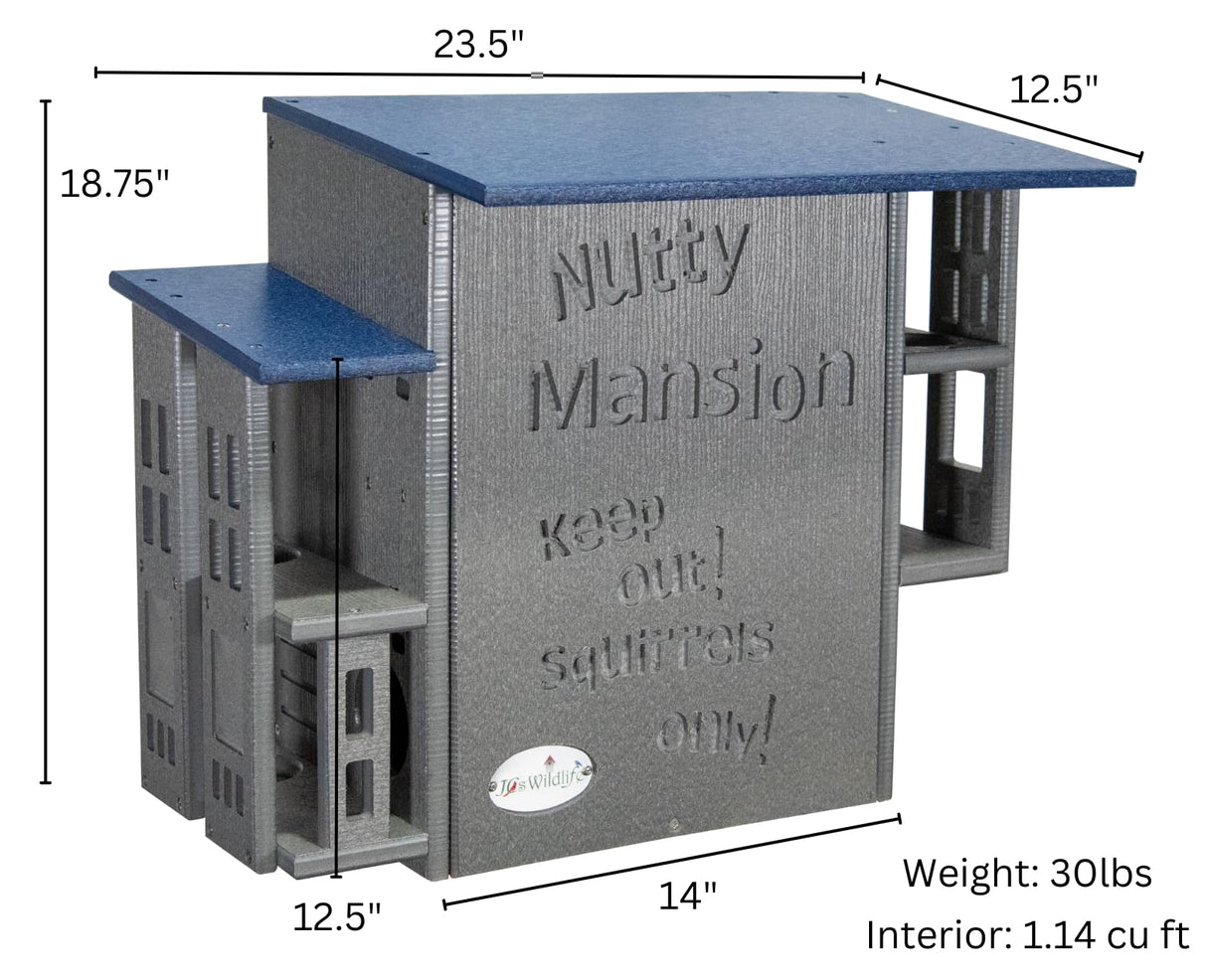 JCS Wildlife Nutty Mansion Squirrel House - JCS Wildlife