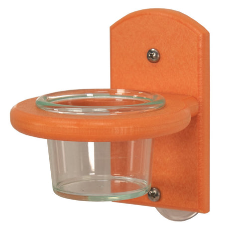 JCS Wildlife Orange Oriole Window Jelly Bird Feeder w/ Removable Jelly Jar - JCS Wildlife