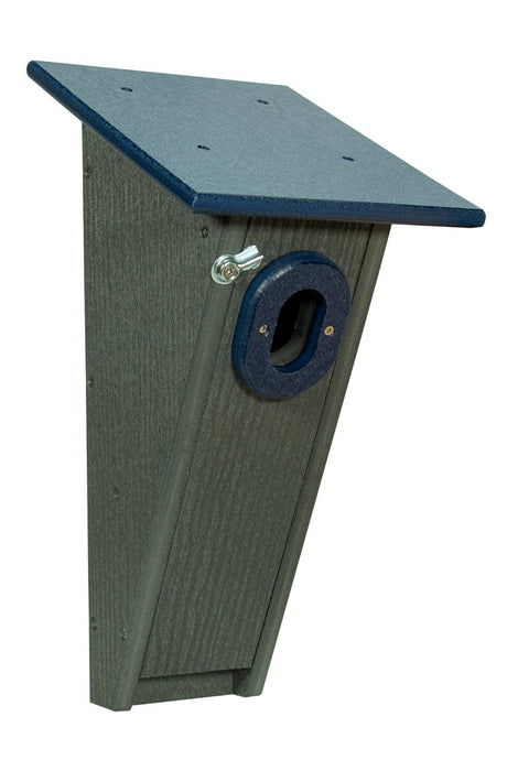 JCS Wildlife Peterson Bluebird House (Gray and Blue) - JCS Wildlife