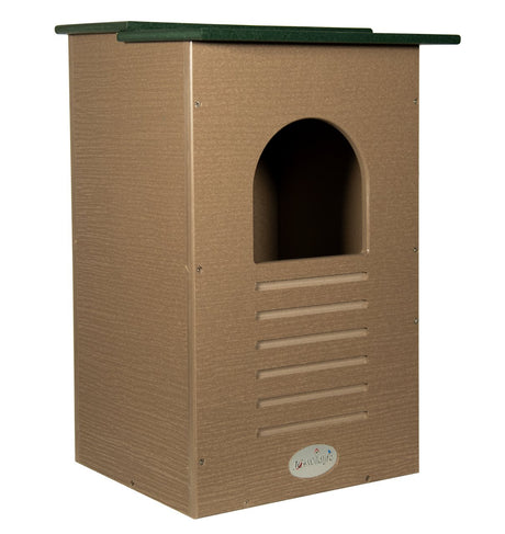 JCS Wildlife Recycled Poly Lumber Barred Owl Nesting Box - JCS Wildlife