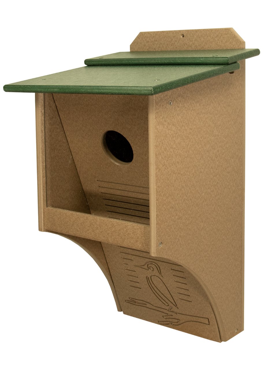 JCS Wildlife Recycled Poly Lumber Northern Flicker House - JCS Wildlife