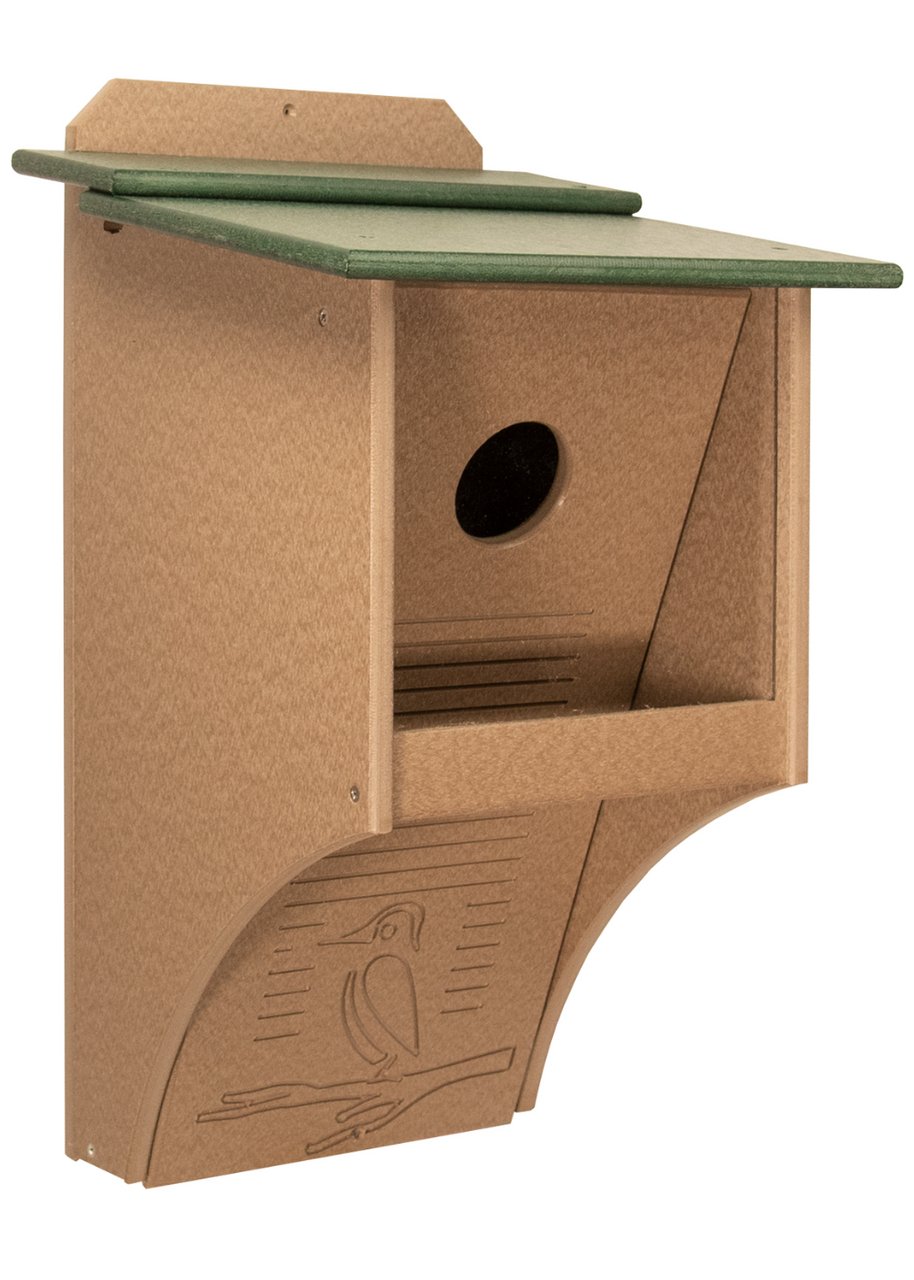 JCS Wildlife Recycled Poly Lumber Northern Flicker House - JCS Wildlife