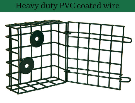 JCS Wildlife Single Suet Feeder Cage - JCS Wildlife