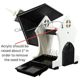 JCS Wildlife Small Chapel Church Hopper Bird Feeder - JCS Wildlife