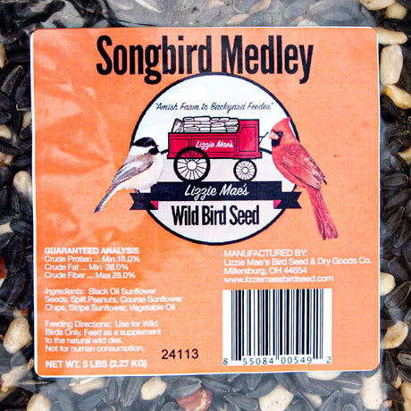 JCS Wildlife Songbird Medley 5lb Loose Seed Bag - JCS Wildlife