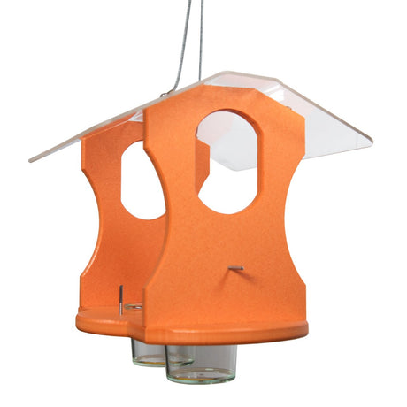 JCS Wildlife Ultimate Recycled Poly Oriole Bird Feeder Fruit and Jelly Buffet - JCS Wildlife