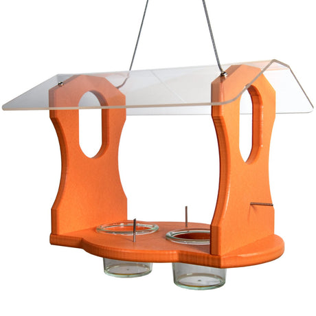 JCS Wildlife Ultimate Recycled Poly Oriole Bird Feeder Fruit and Jelly Buffet - JCS Wildlife