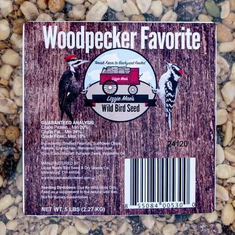 JCS Wildlife Woodpecker Favorite 5lb Loose Seed Bag - JCS Wildlife