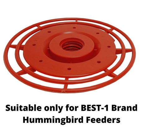 Original Best-1 Hummingbird Feeder Replacement Bottom for 32 oz. 72 oz. 8 oz. (1 or 2 Packs) - JCS Wildlife