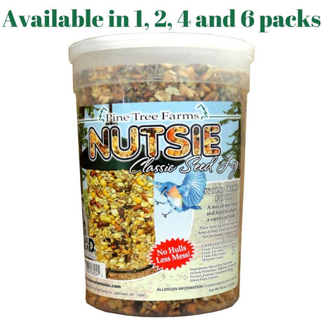 Pine Tree Farms 399626 Nutsie Classic Seed Log 80Oz, - JCS Wildlife