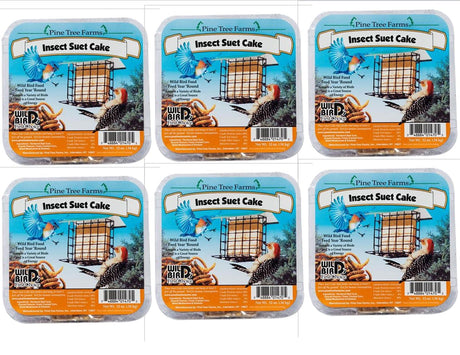 Pine Tree Farms Insect Suet Cakes 12 oz. (6 or 12 Packs) - JCS Wildlife