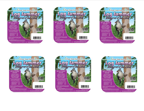 Pine Tree Farms Log Jammer Berry-N-Nut Suet Pack of 3 Plugs (6 or 12 Packs) - JCS Wildlife