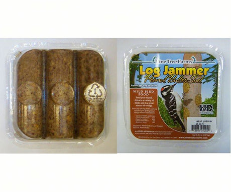 Pine Tree Farms Log Jammer Peanut Butter Suet 3 Plugs Per Pack (6 or 12 Packs) - JCS Wildlife