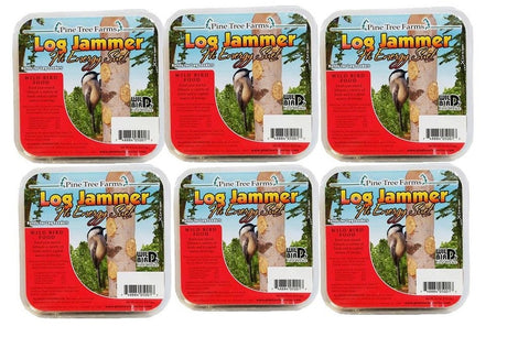 Pine Tree Farms Log Jammers Hi Energy Suet 3 Plugs Per Pack (6 or 12 Packs) - JCS Wildlife