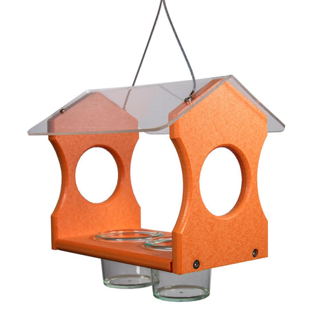 Poly Lumber Orange Oriole Bird Feeder 3000 - JCS Wildlife