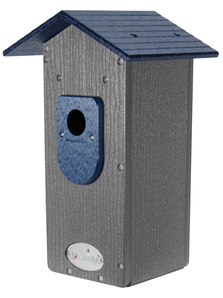 JCS Wildlife Smart Bluebird House - Wi-Fi Camera & Solar Powered Birdhouse, Live Streaming, Bird Nest Monitoring